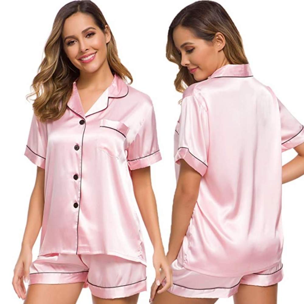 Womens Silk Satin Pyjamas - Buy Online